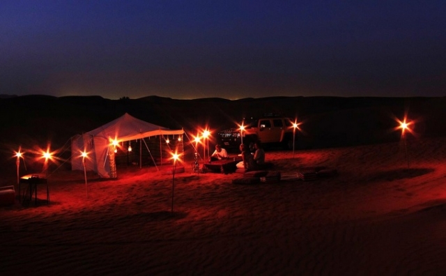 camping in desertwith company in dubai