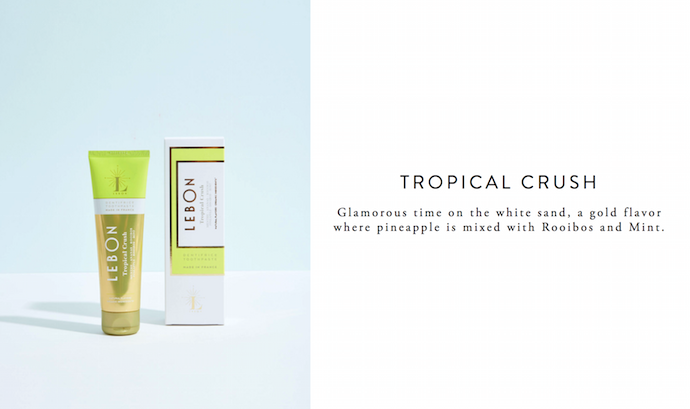 Lebon organic toothpaste Tropical Crush