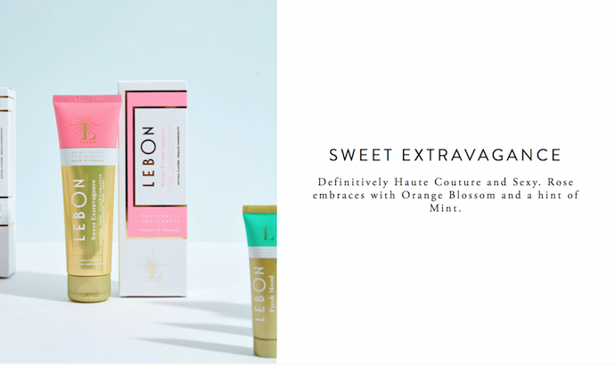 Lebon organic toothpaste Sweet Extravagance
