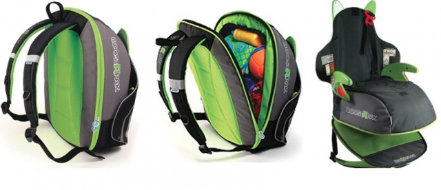 Booster clearance seat rucksack