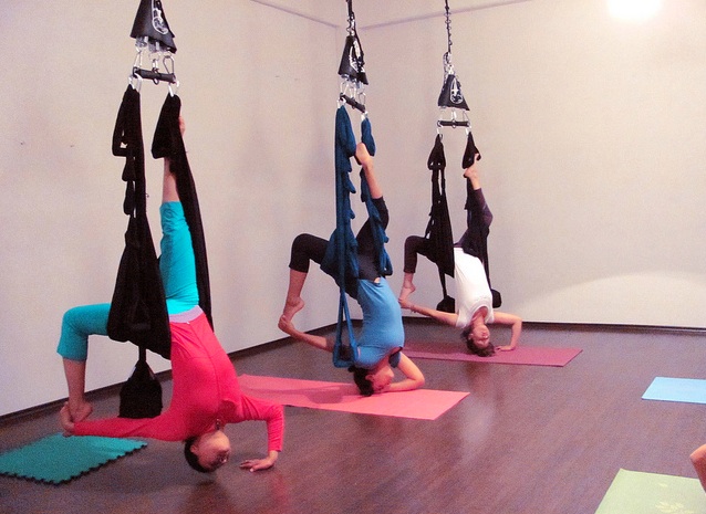 swing yoga class dubai