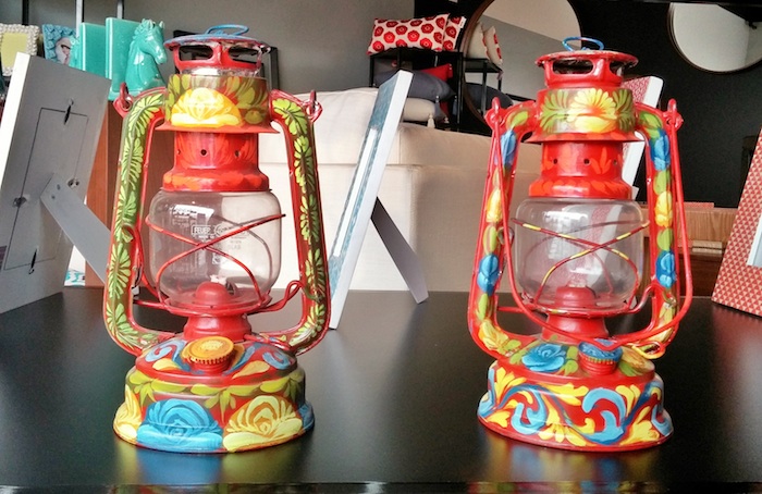 truck art lantern from pakistan in dubai 