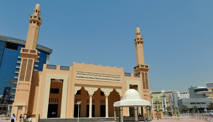 First green mosque in Dubai Deira