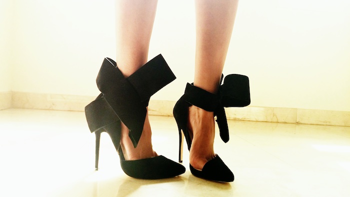 BOW PUMP SHOES