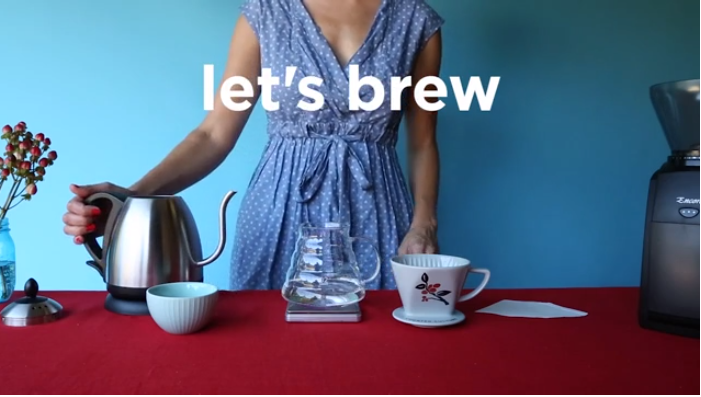 Pour over cafe video