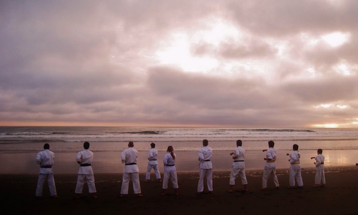 karate classes on the beach dubai