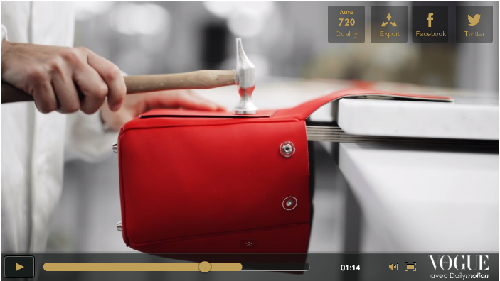 Dior Le be Bag Making of