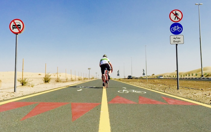 cycling path in Dubai