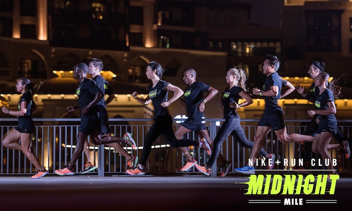 Nike midnight run Dubai