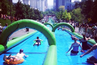 city slide dubai