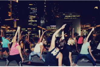 Talise Yoga on the rooftop