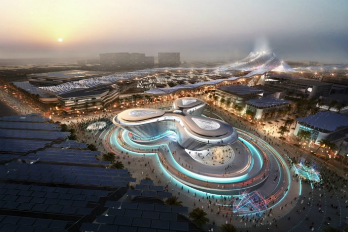 Foster and Partners Mobility pavilion Dubai Expo 2020