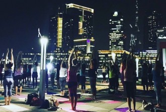 Yoga under the stars