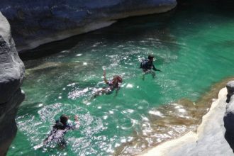 Canyoning in Oman