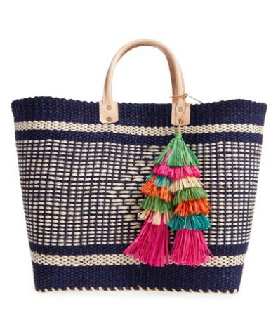 Mar y sol Ibiza woven tote