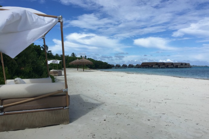 Beach time in the Maldives