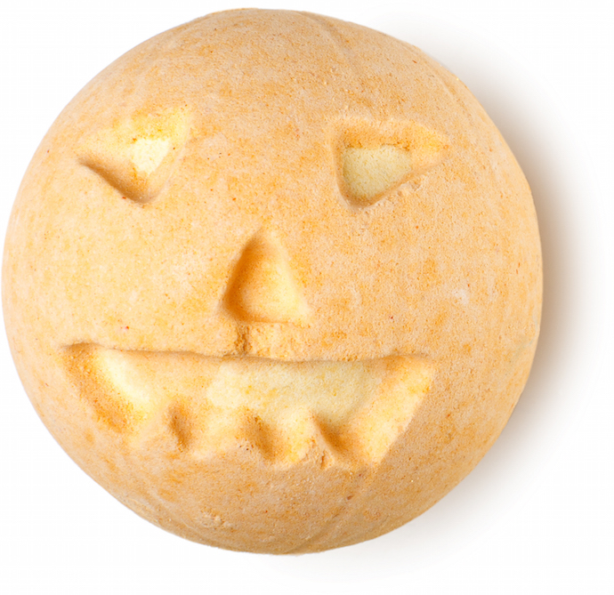 pumpkin Bathbomb at LUSH