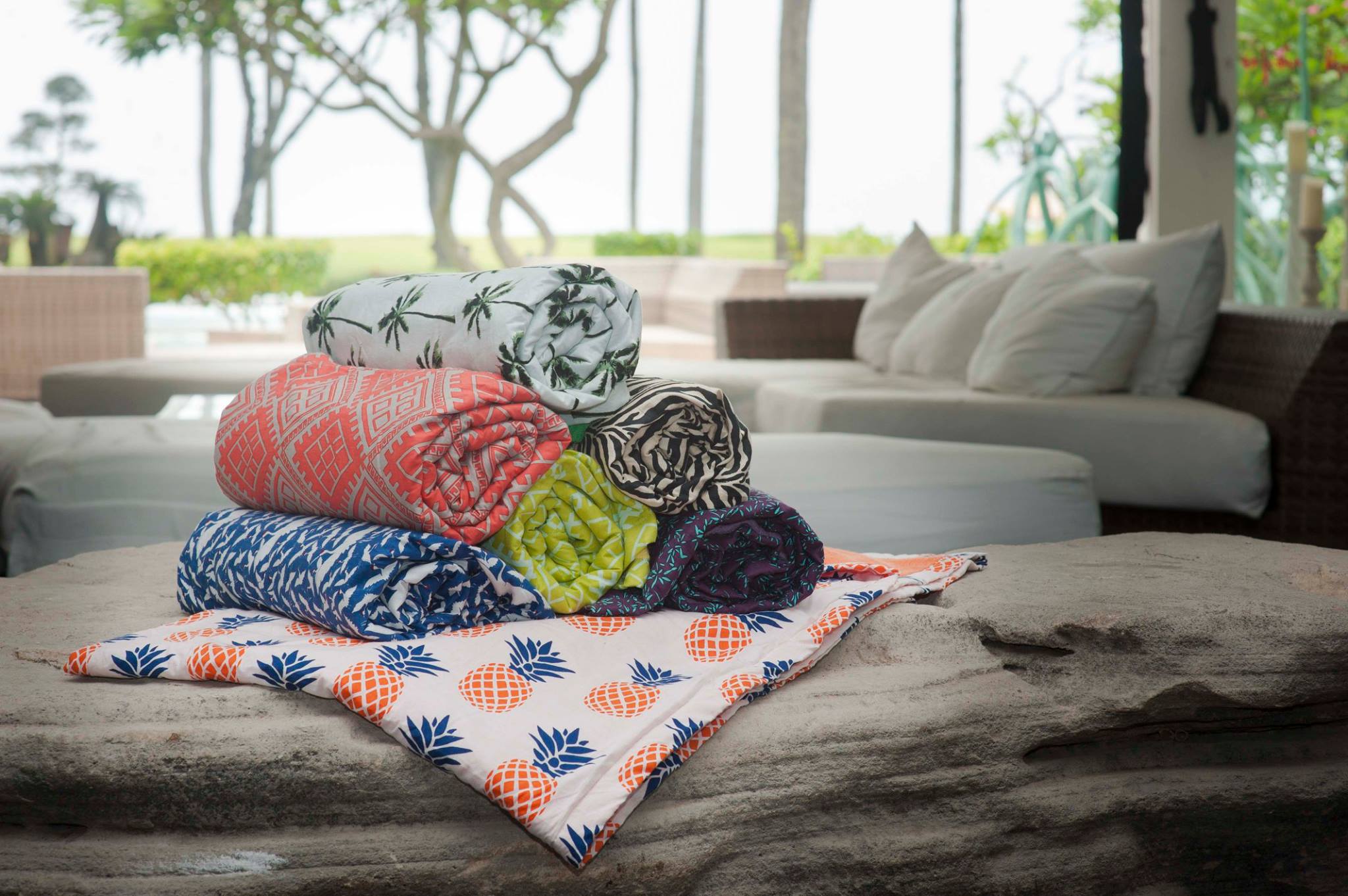 Inspired by Batik traditions and the Balinese sarong, each one of these towels is seriously a lovingly-made work of art. How on earth do we choose? 