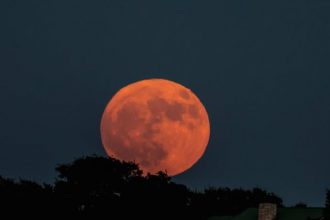 SUPER MOON IN DUBAI