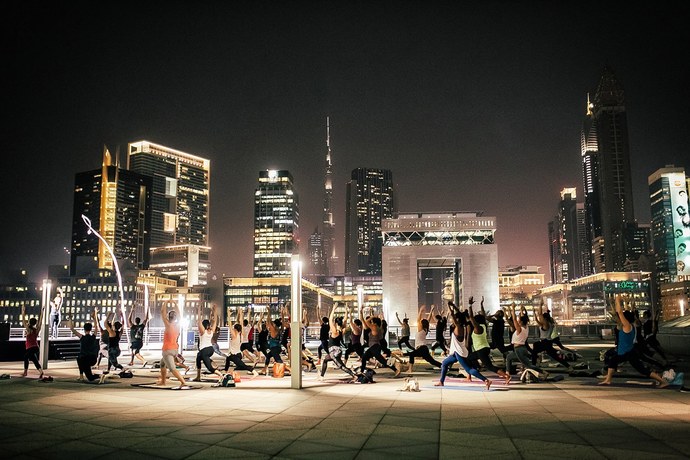 yoga under the stars