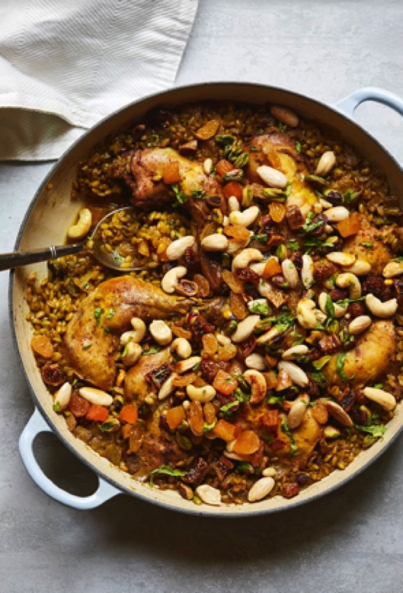 One Pot Chicken with Saffron