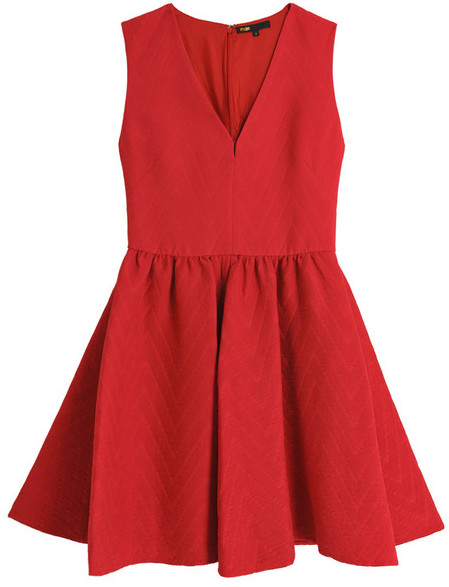 Brand New Maje Red Dress with TAGS available in Size 3. 